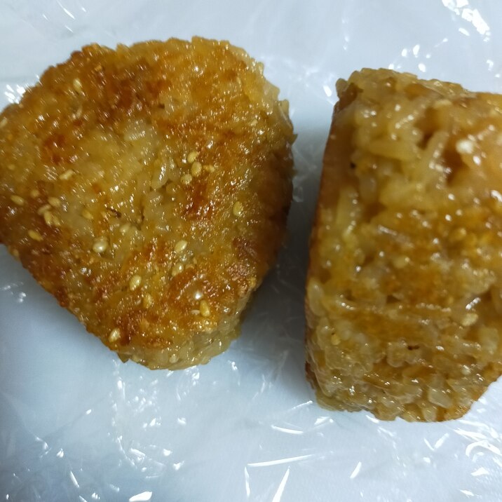 冷凍できる焼きおにぎり